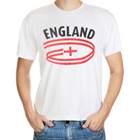 Shoppartners Wit heren t-shirt Engeland Multi