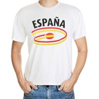 Shoppartners Wit heren t-shirt Spanje Multi