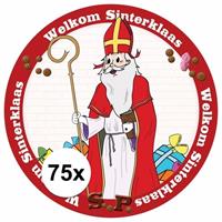 Shoppartners Onderzetters Sinterklaas 75 stuks