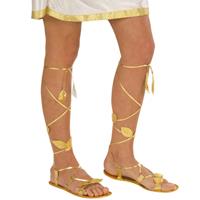Bellatio Romeinse gouden sandalen Goudkleurig