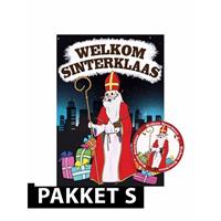 Shoppartners Sinterklaas - Deurposter met 50 onderzetters Sinterklaas