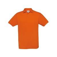 B&C Oranje polo t-shirt met korte mouw Oranje