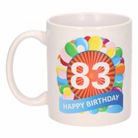 Shoppartners Verjaardag ballonnen mok / beker 83 jaar