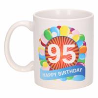 Shoppartners Verjaardag ballonnen mok / beker 95 jaar