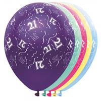 Folat Helium leeftijd ballonnen 21 jaar