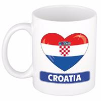 Shoppartners Hartje Kroatie mok / beker 300 ml