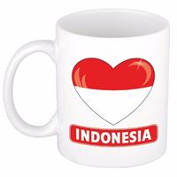Shoppartners Hartje Indonesie mok / beker 300 ml