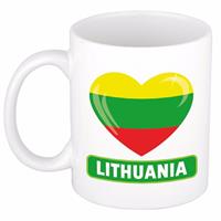 Shoppartners Hartje Litouwen mok / beker 300 ml