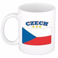 Shoppartners Mok / beker Tsjechische vlag 300 ml