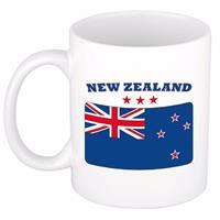 Shoppartners Mok / beker Nieuw Zeeland vlag 300 ml