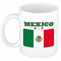 Shoppartners Mok / beker Mexicaanse vlag 300 ml