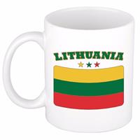 Shoppartners Mok / beker Litouwse vlag 300 ml