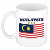 Shoppartners Mok / beker Maleisische vlag 300 ml