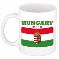 Shoppartners Mok / beker Hongaarse vlag 300 ml