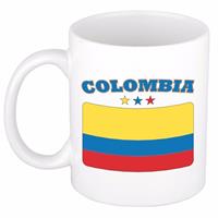 Shoppartners Mok / beker Colombiaanse vlag 300 ml
