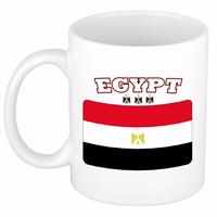Shoppartners Mok / beker Egyptische vlag 300 ml