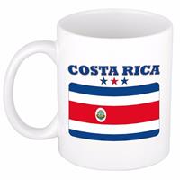 Shoppartners Mok / beker Costa Ricaanse vlag 300 ml