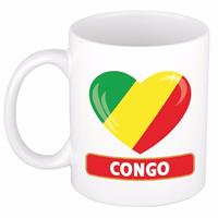 Shoppartners Hartje Kongo mok / beker 300 ml