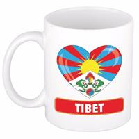 Shoppartners Hartje Tibet mok / beker 300 ml