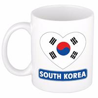 Shoppartners Hartje Zuid Korea mok / beker 300 ml
