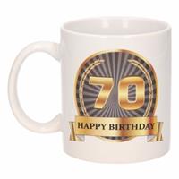Shoppartners Luxe verjaardag mok / beker 70 jaar