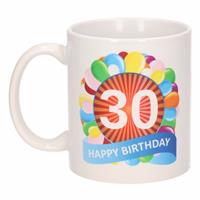 Shoppartners Verjaardag ballonnen mok / beker 30 jaar