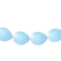 Ballonnen slinger lichtblauw 3 meter