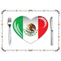 Shoppartners Papieren placemats Mexico 10 stuks