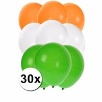 Fun & Feest party gadgets 30x Ballonnen in Indische kleuren