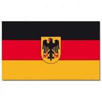 Bellatio Vlag Duitsland met wapen 90 x 150 cm