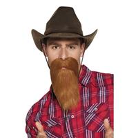 Bellatio Cowboy baard rood