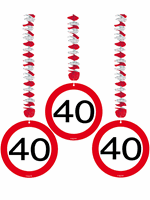 Folat Rotorspiralen jaar verkeersborden 3 stuks