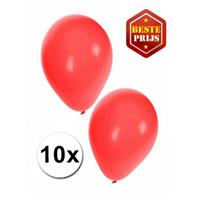 Shoppartners Rode ballonnen 10 stuks
