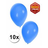 Shoppartners Blauwe ballonnen 10 stuks