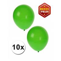 Shoppartners Groene ballonnen 10 stuks