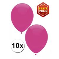 Shoppartners Donkerroze ballonnen 10 stuks