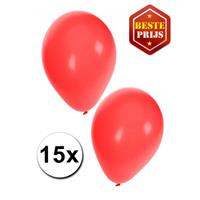 Shoppartners Rode ballonnen 15 stuks