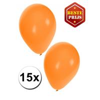 Shoppartners Oranje ballonnen 15 stuks