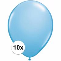 Shoppartners Lichtblauwe ballonnen 10 stuks