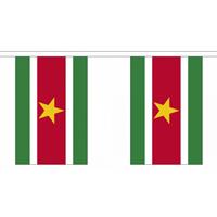 Bellatio Luxe Suriname vlaggenlijn 3 m