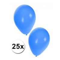 Shoppartners 25x Blauwe ballonnen
