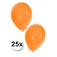 Shoppartners 25x oranje ballonnen