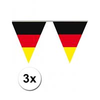 Bellatio 3x Vlaggenlijn Duitsland 5 meter