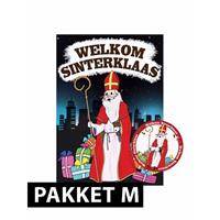 Shoppartners Sinterklaas - Deurposter met 75 onderzetters Sinterklaas