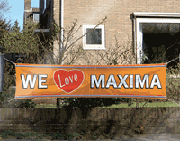 Mega banner We love Maxima