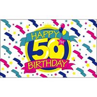 Bellatio Happy Birthday vlag 50 jaar