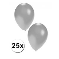 Shoppartners 25 Zilveren ballonnen