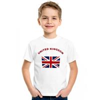 Shoppartners Wit kinder t-shirt United Kingdom 110-116 (XS)