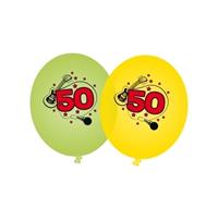 Bellatio Groene en gele ballonnen 50 jaar