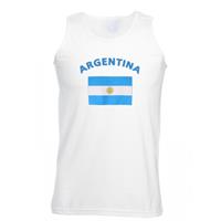 Shoppartners Witte heren tanktop Argentinie Multi